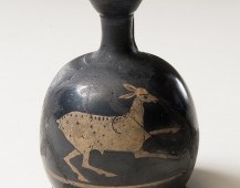 Red Figure Squat Lekythos: Deer